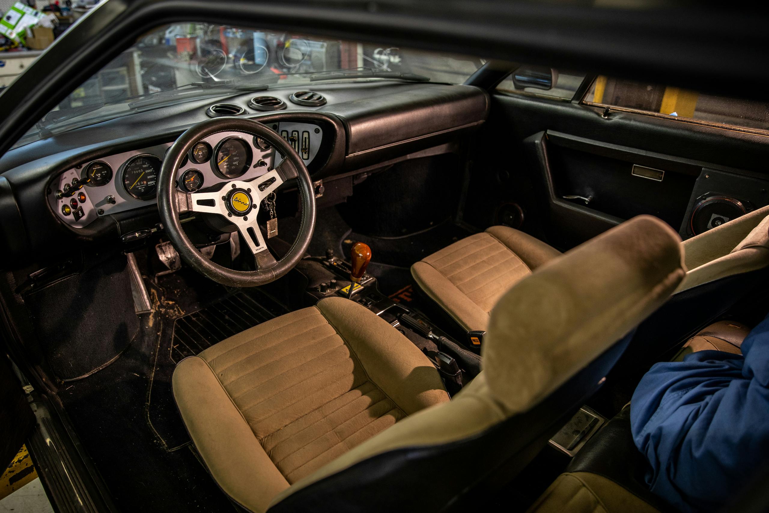 Ferrari Dino interior