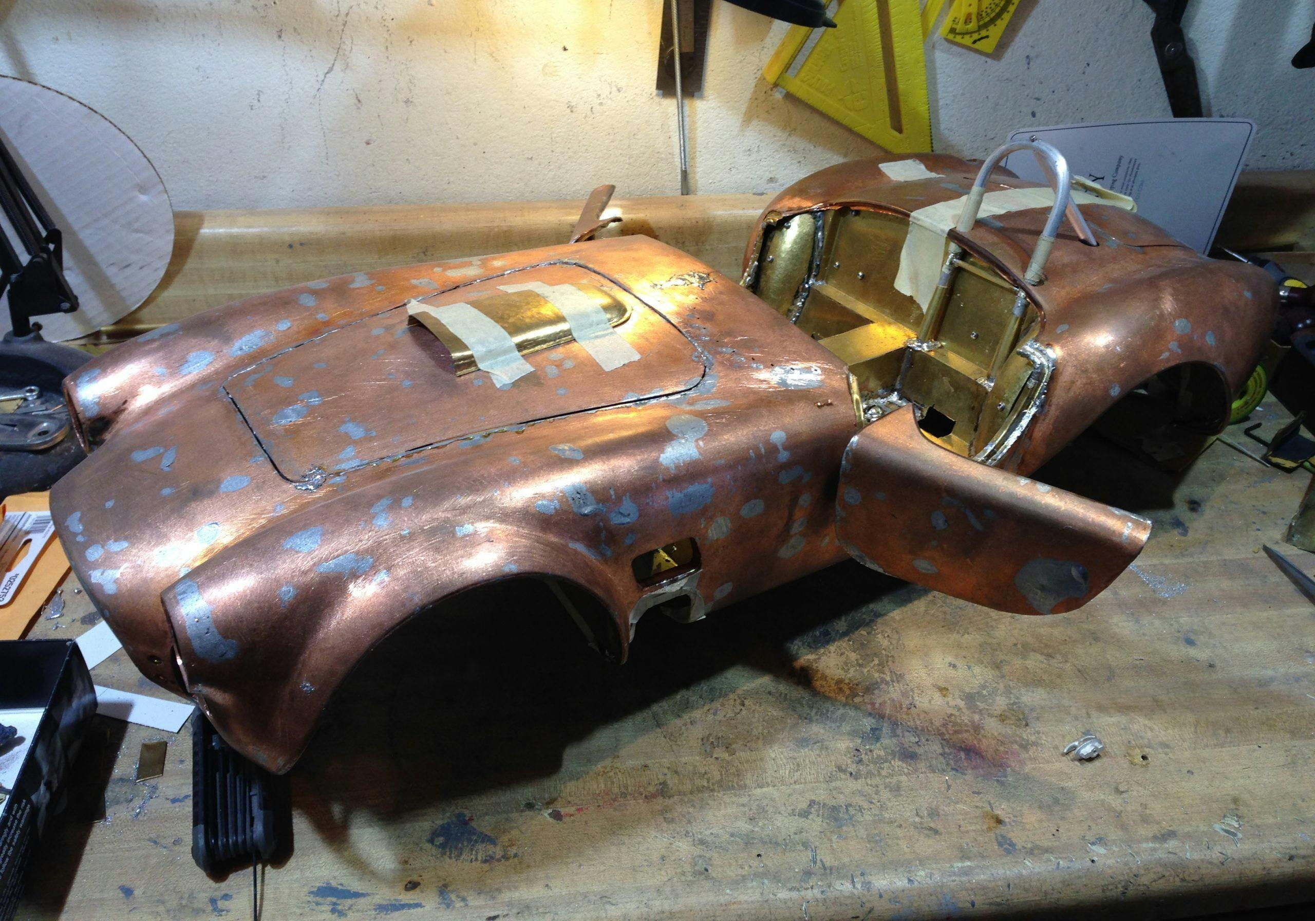Essex Cobra scale model copper body