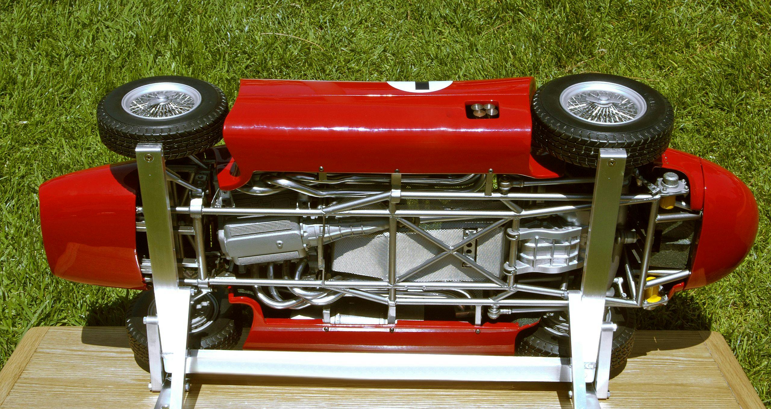 ferrari scale model underside chassis
