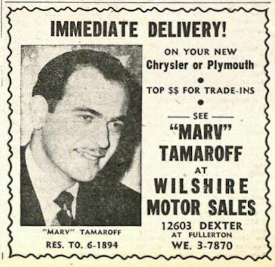 marv tamaroff period ad