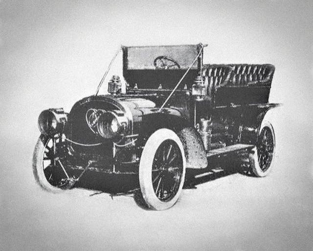 1907-08 Carter Two-Engine Car - full body