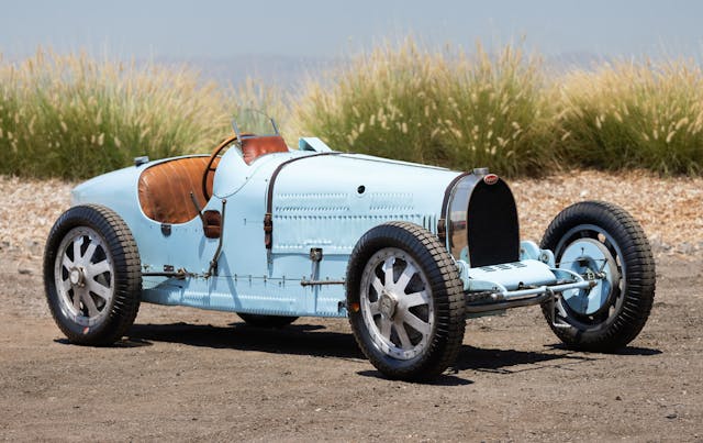 1929 Bugatti Type 35B Grand Prix front three-quarter