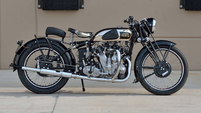 Vincent HRD Series A Twin side profile