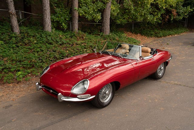 1963 Jaguar XKE pontiac swap front 3/4