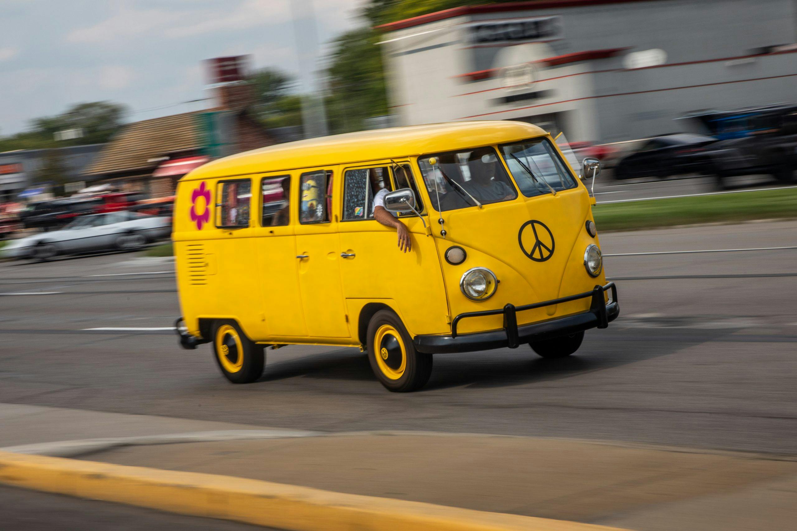 2021 Dream Cruise woodward ave action vw bus