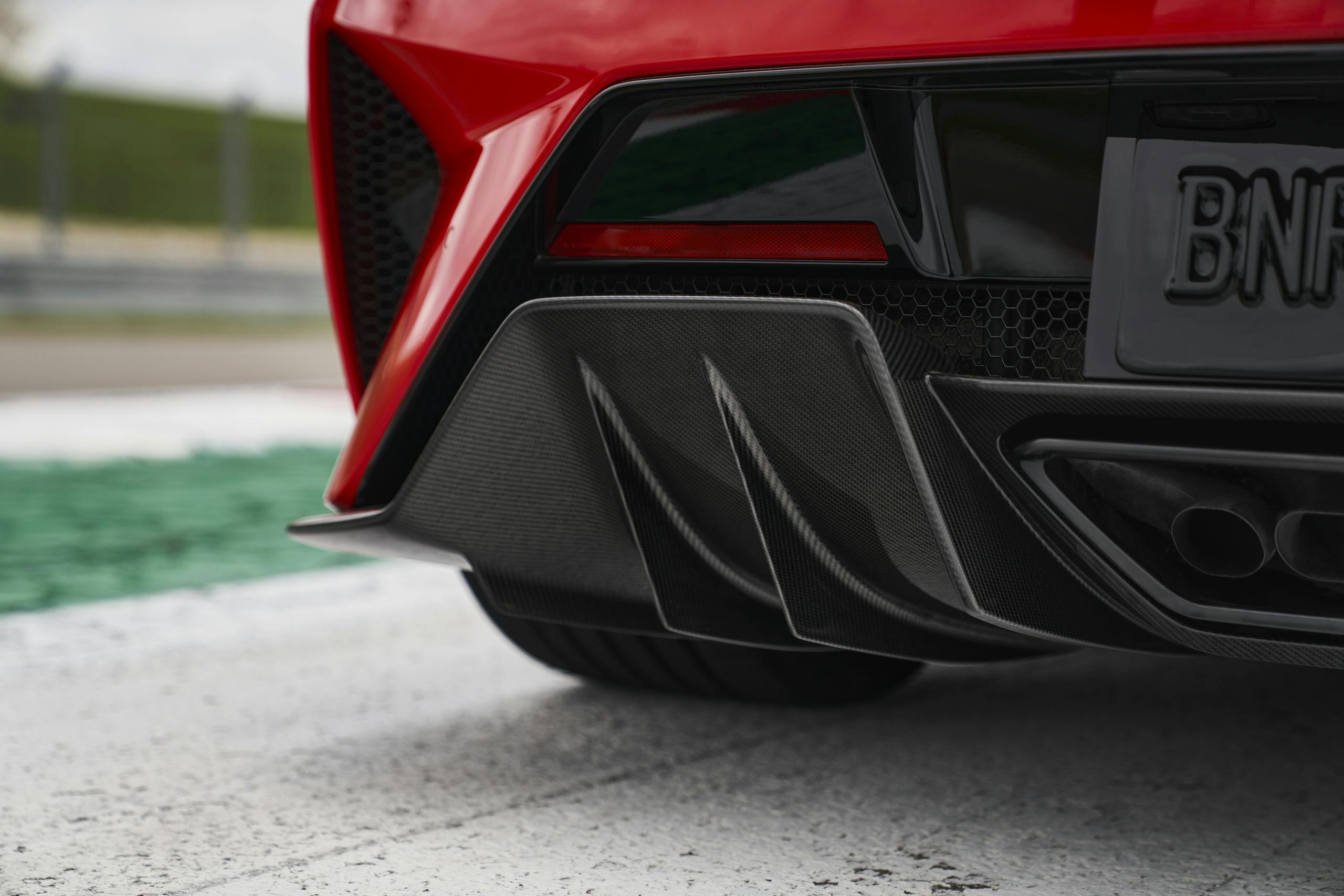 2022 Acura NSX Type S rear carbon fiber aerodynamics