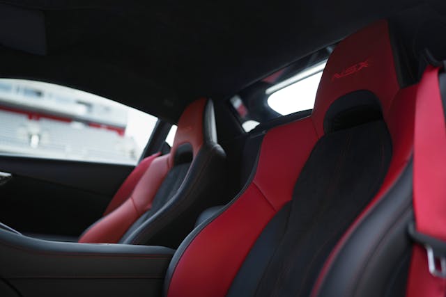2022 Acura NSX Type S interior red seats