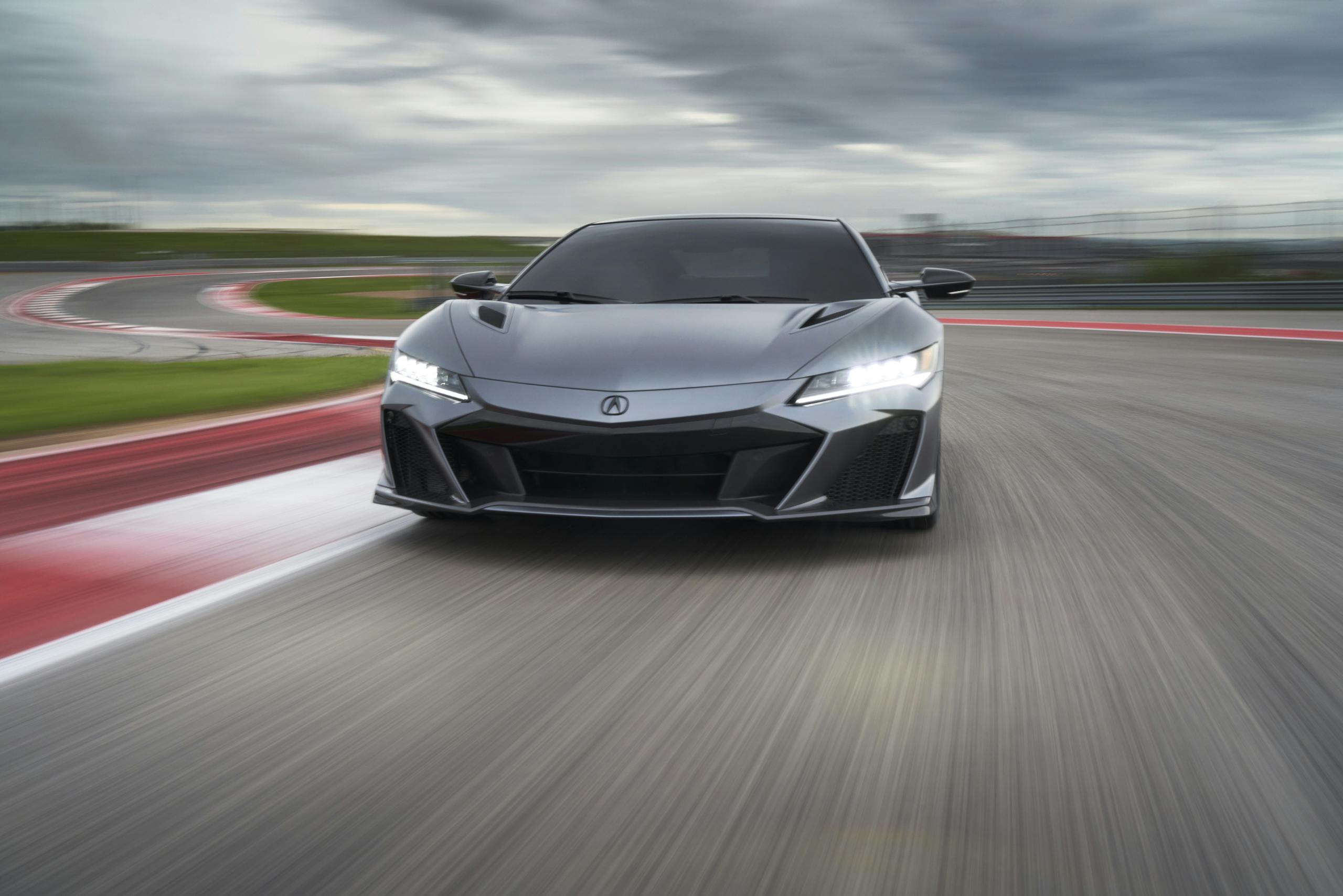 2022 Acura NSX Type S front track action