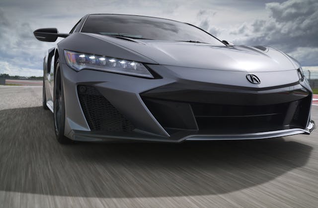 2022 Acura NSX Type S front end track action