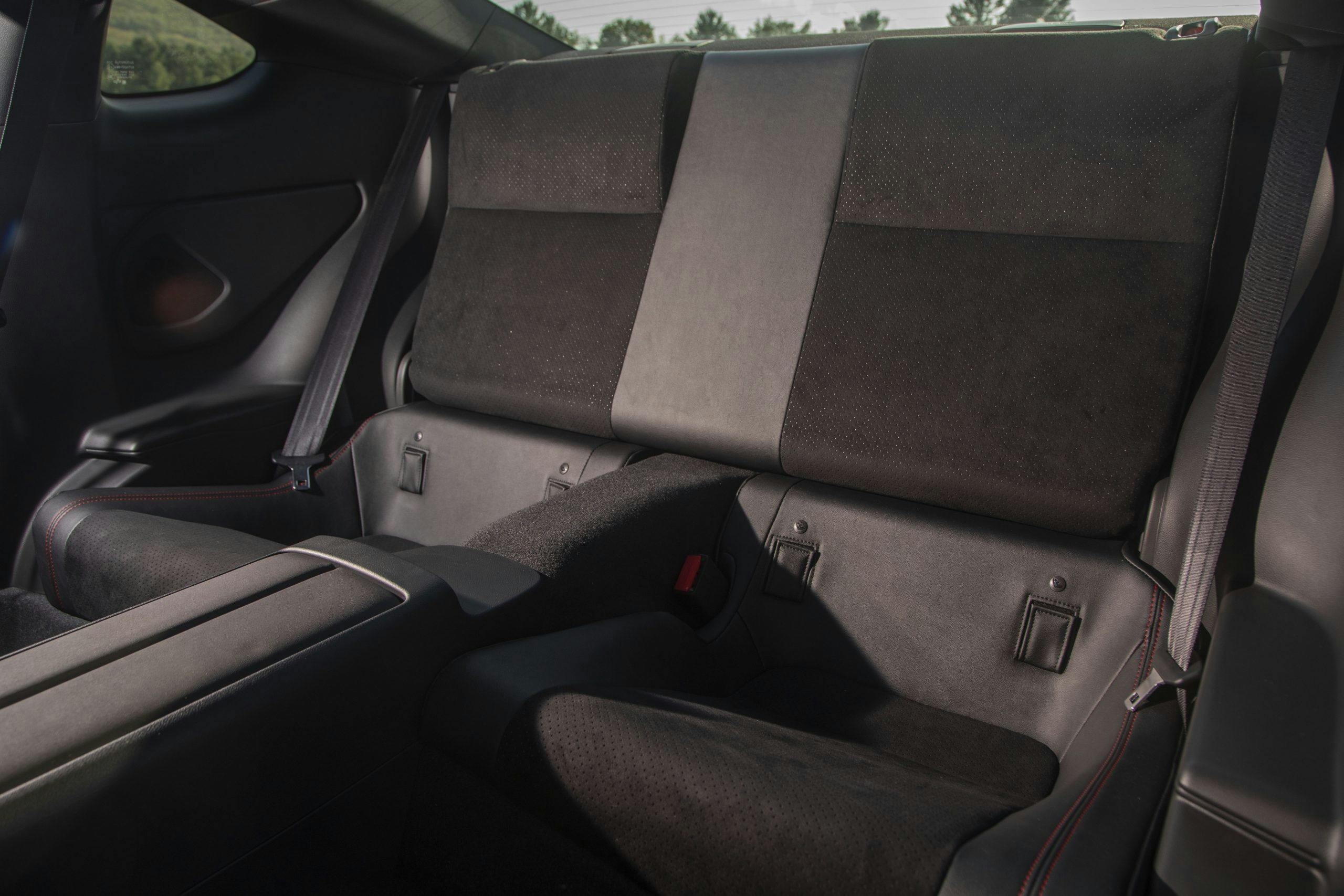 2022 Subaru BRZ interior rear seats