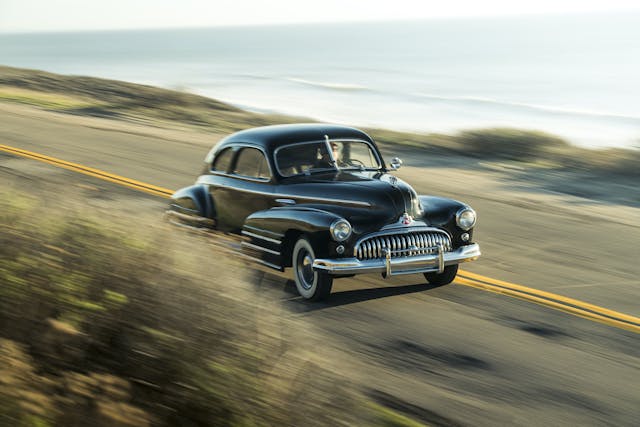 1946 Buick Special front three-quarter driving action