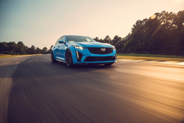 2022 Cadillac CT5-V Blackwing front three-quarter action