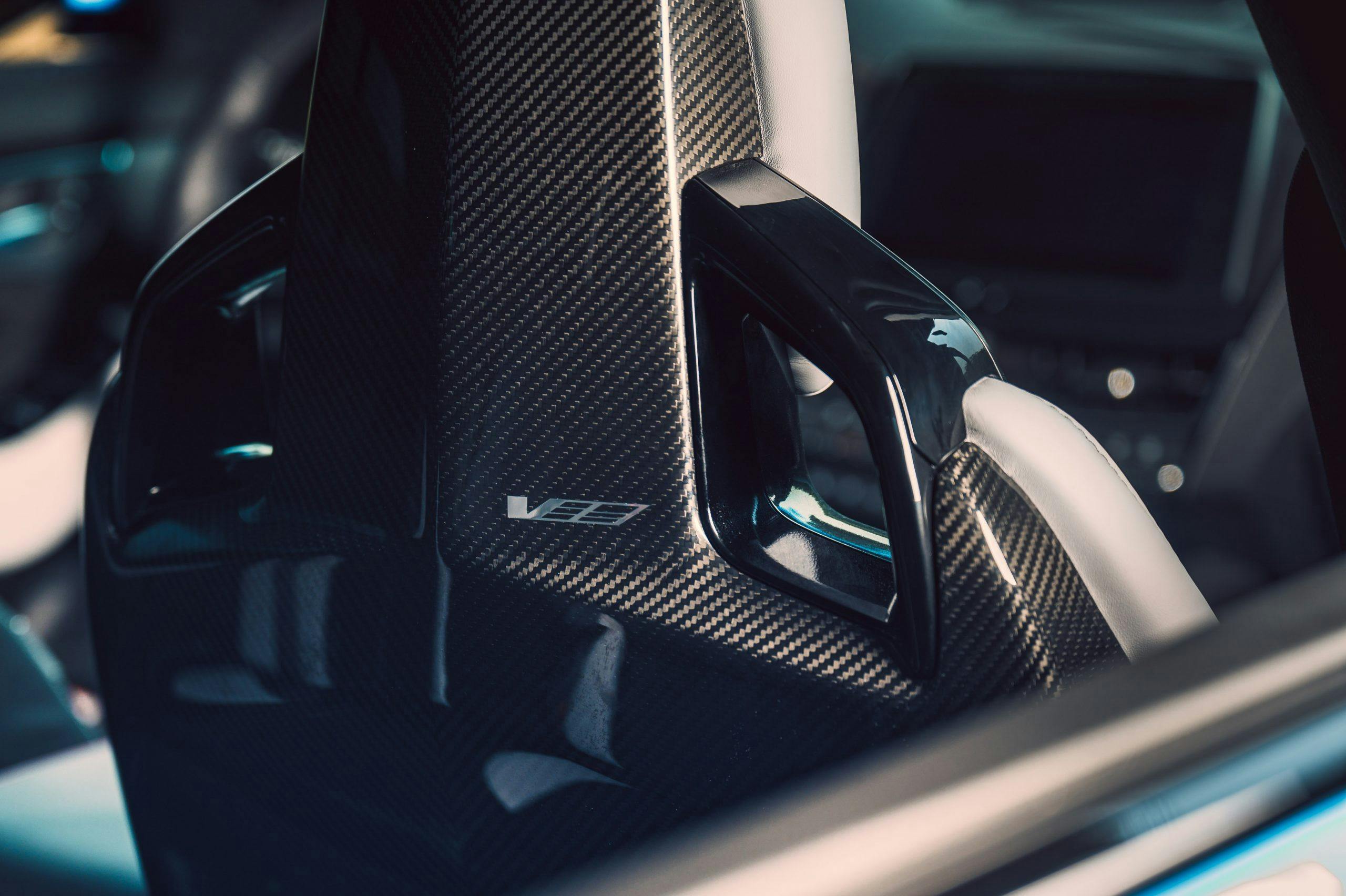 2022 Cadillac CT5-V Blackwing seat carbon backing