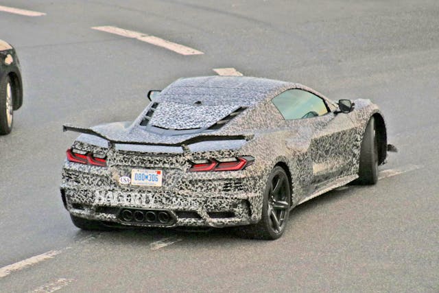 Chevy Corvette C8 Z06 rear three-quarter