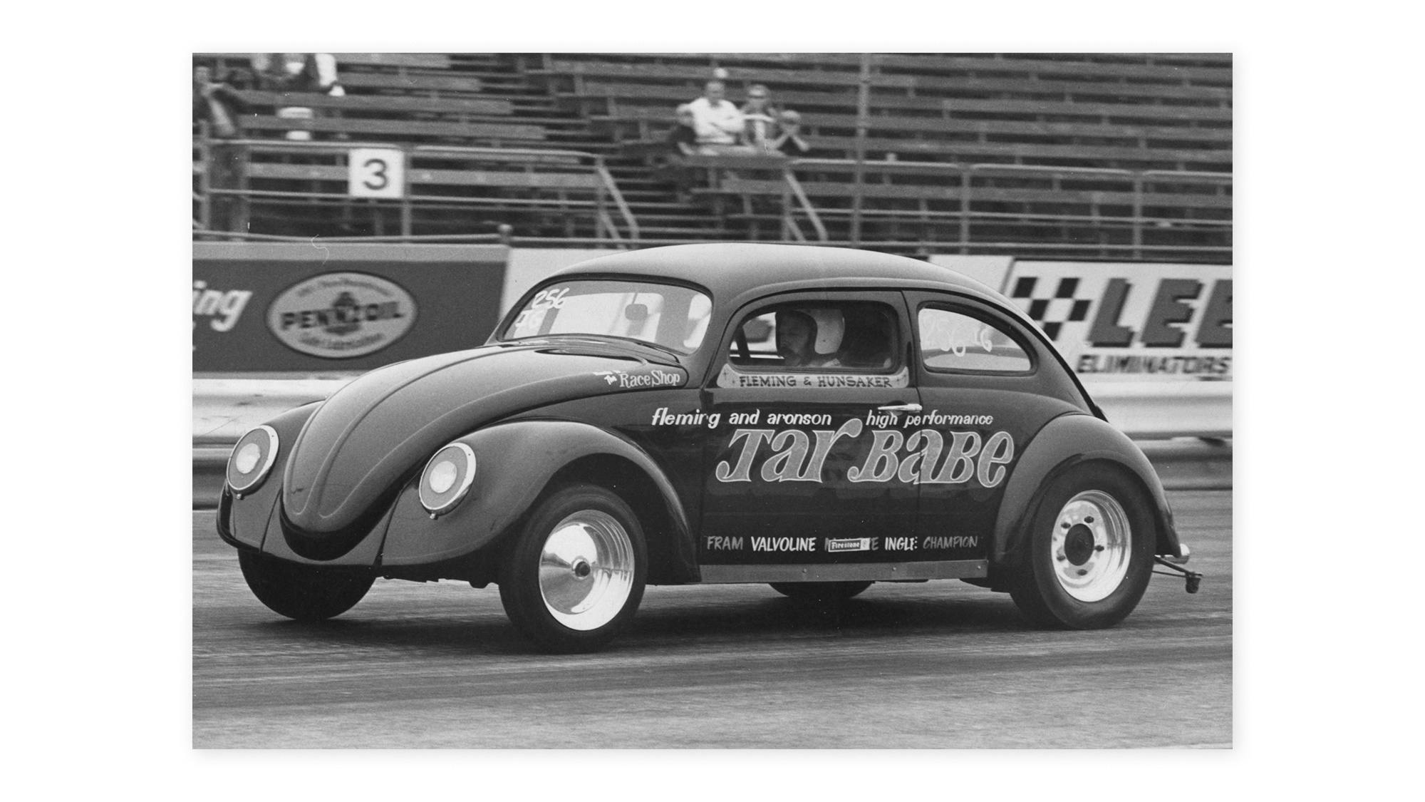 VW Beetle Tar Babe california look race