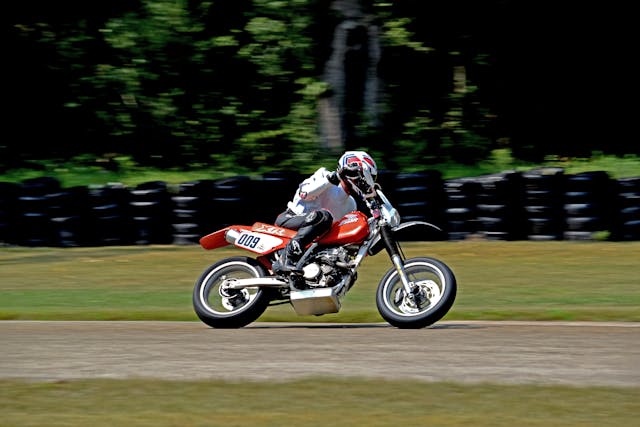 Honda XR250 on track Blackhawk Farms 4