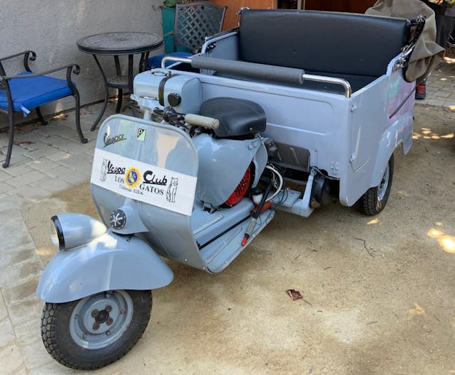 Josh Rogers - 1956 Vespa Ape - full from front