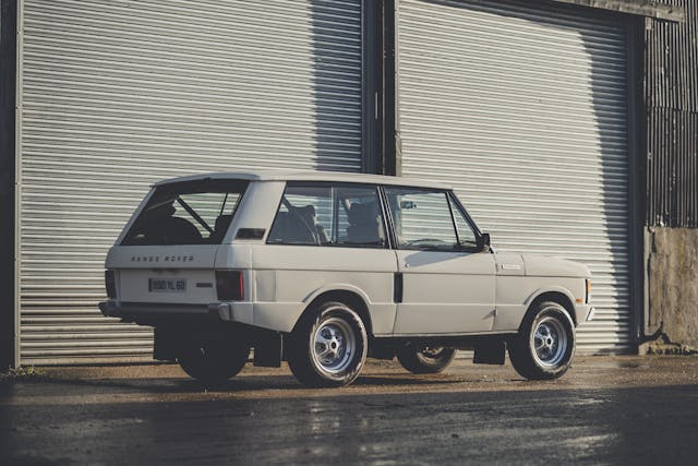 Range Rover Restomod rear three-quarter