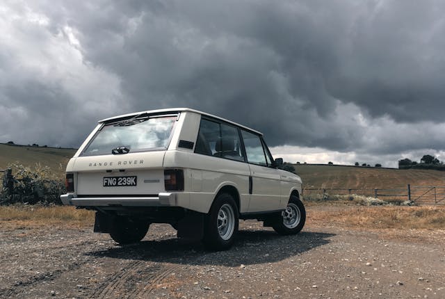 Range Rover Restomod rear three-quarter