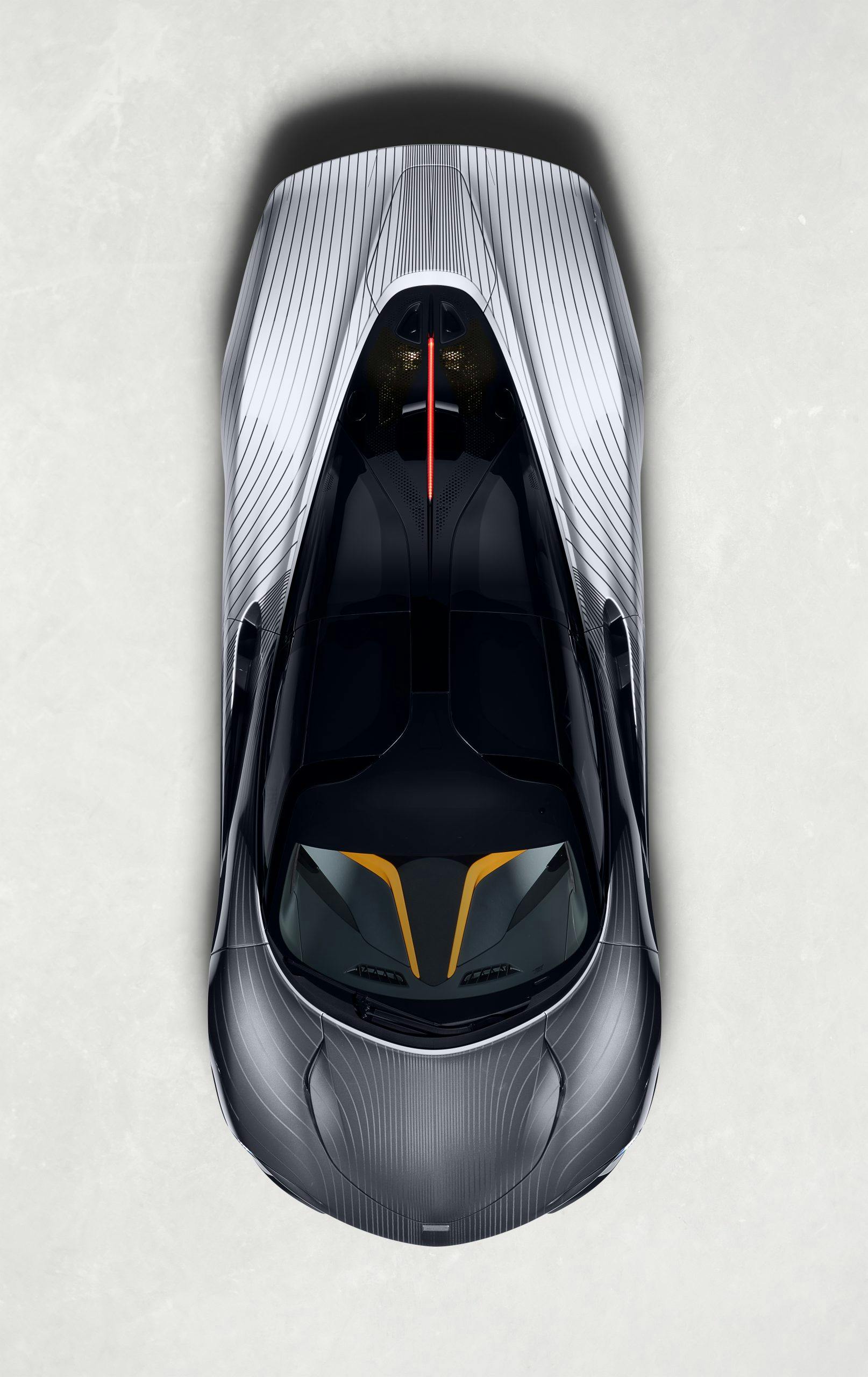 McLaren MSO Albert Speedtail overhead