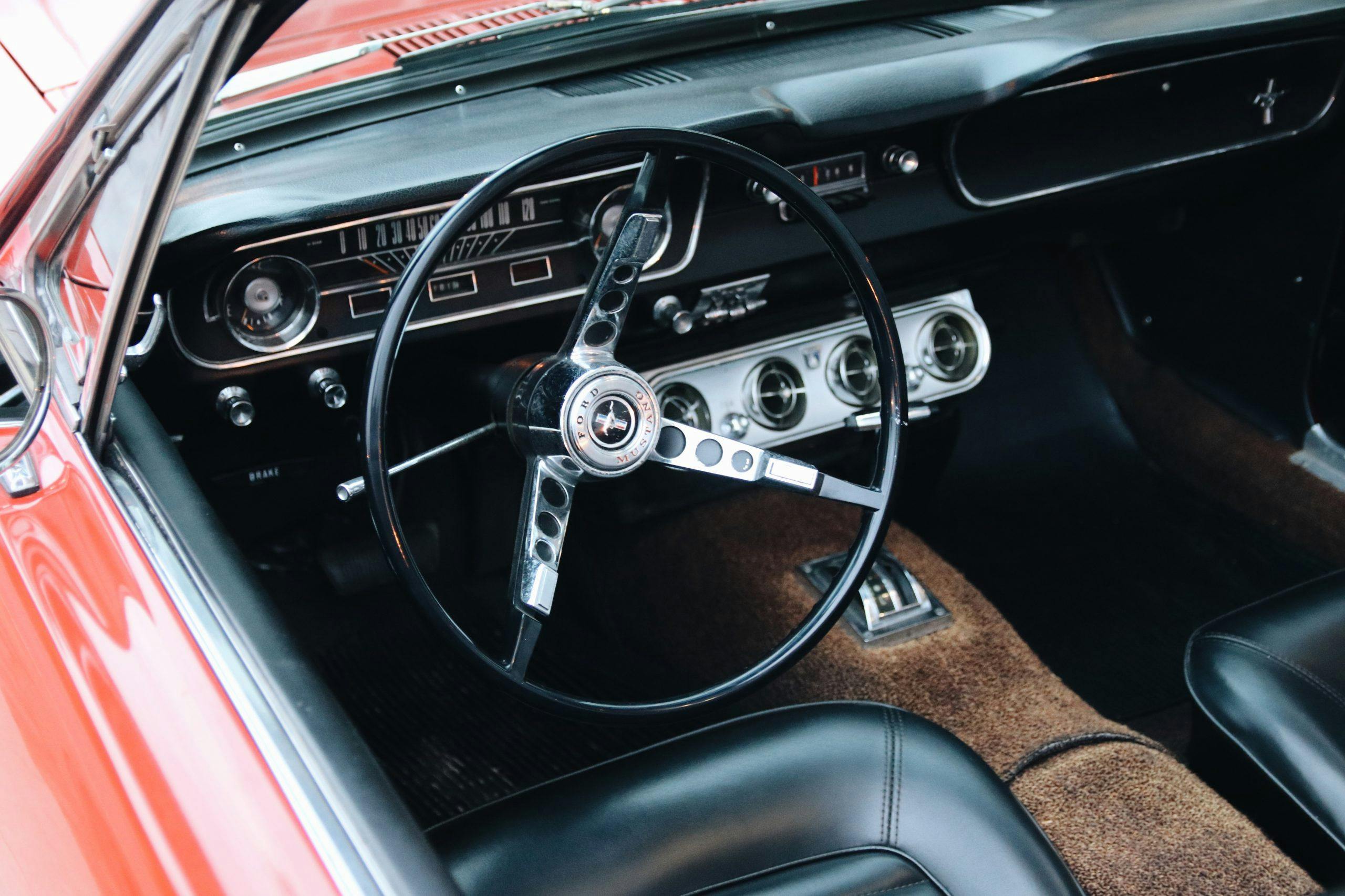 Mel Heppe Mustang interior
