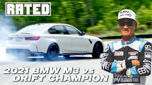 Watch a drift judge test the 2021 BMW M3’s drift analyzer | RATED