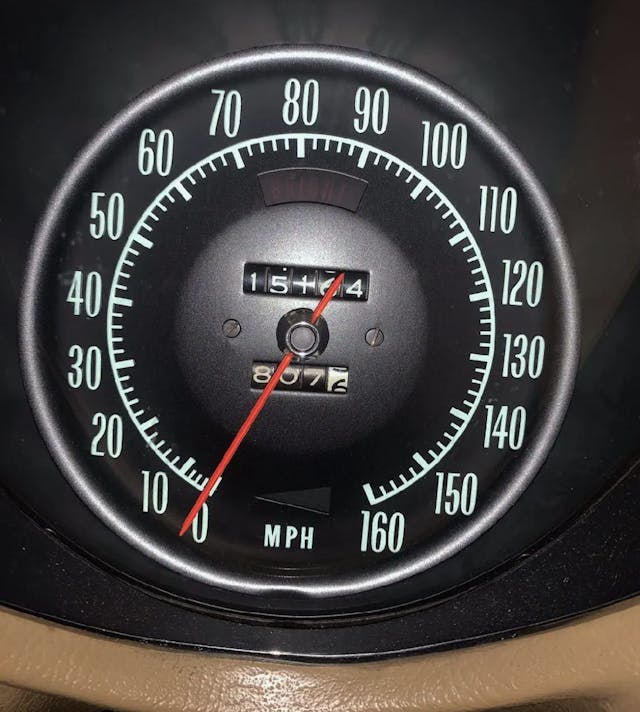 Corvette speedometer 
