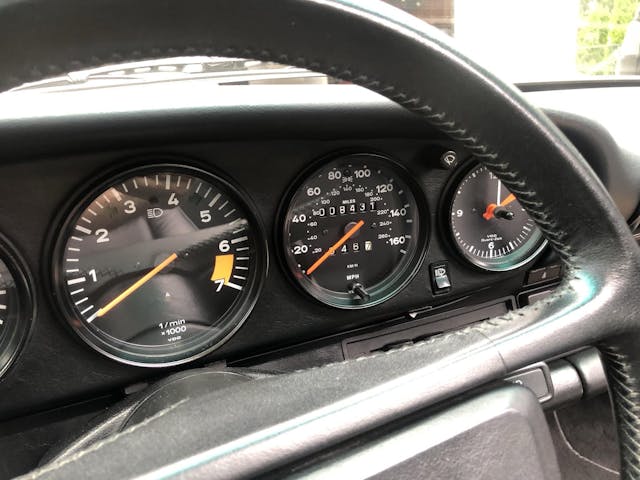 Tom Cruise 1986 Porsche 911 Carrera Targa dash gauge