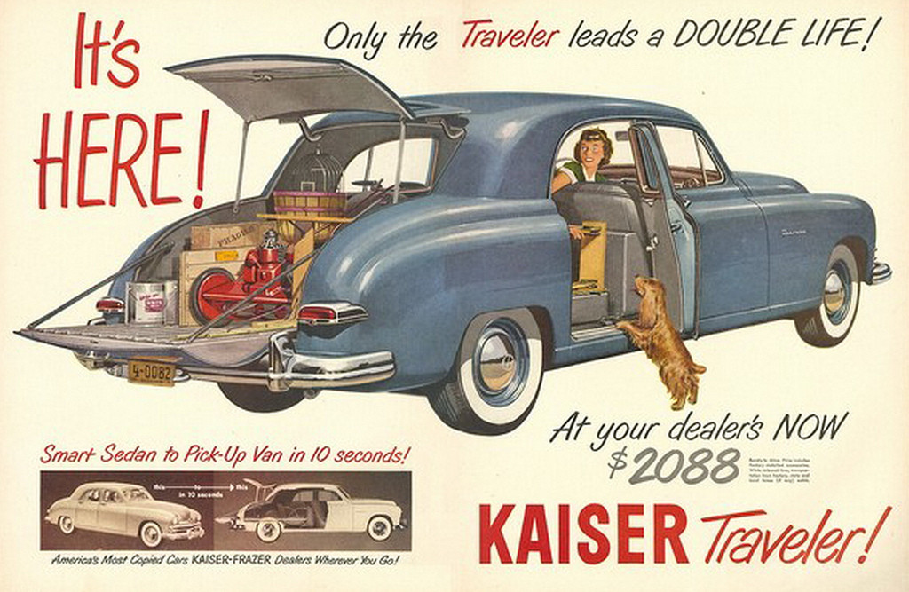 DeLuxe Special, Catalog 1949 KAISER-FRAZER Dealer Sales Brochure Manhattan 