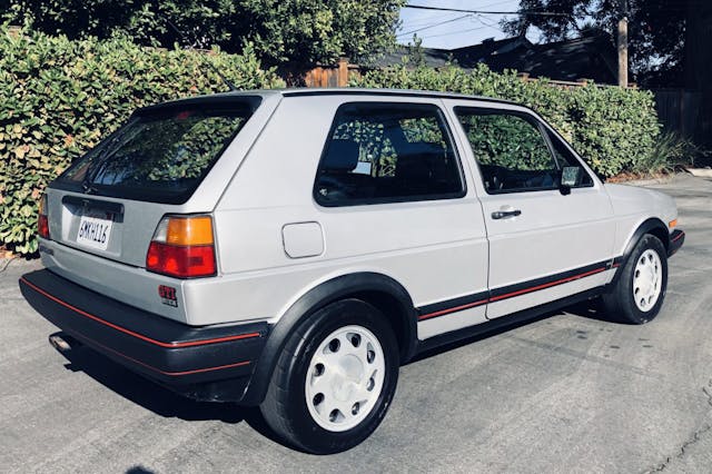 1987 Volkswagen Golf GTI 16V rear three-quarter