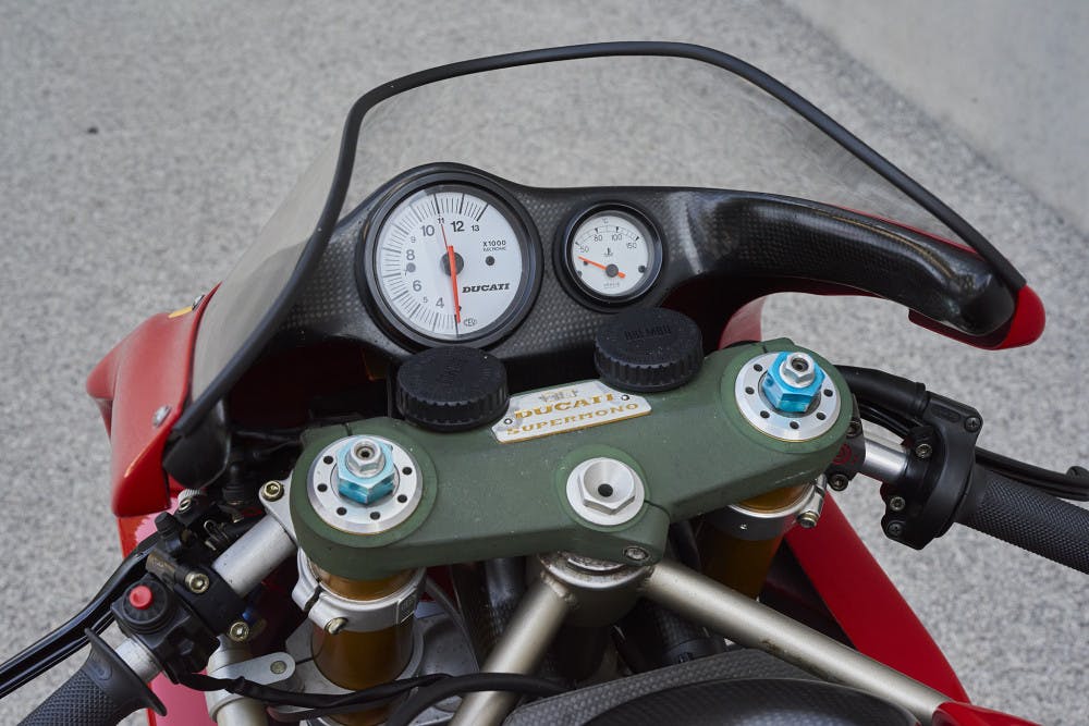 Ducati Supermono speedometer
