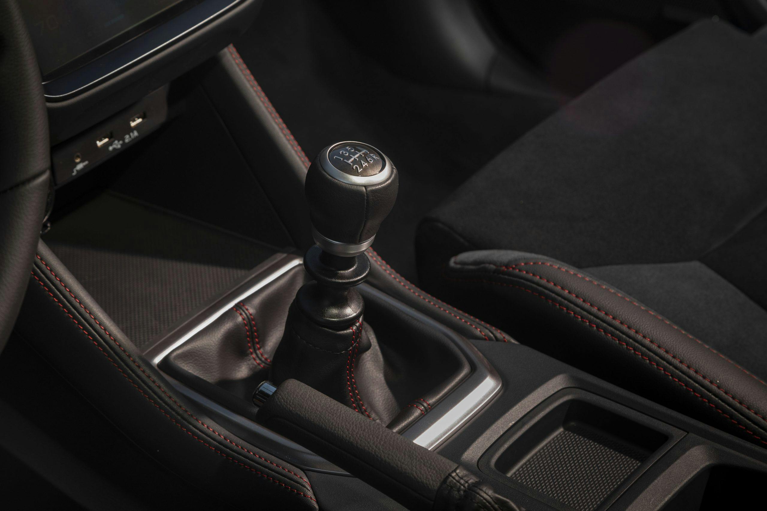 2022 Subaru WRX interior shifter