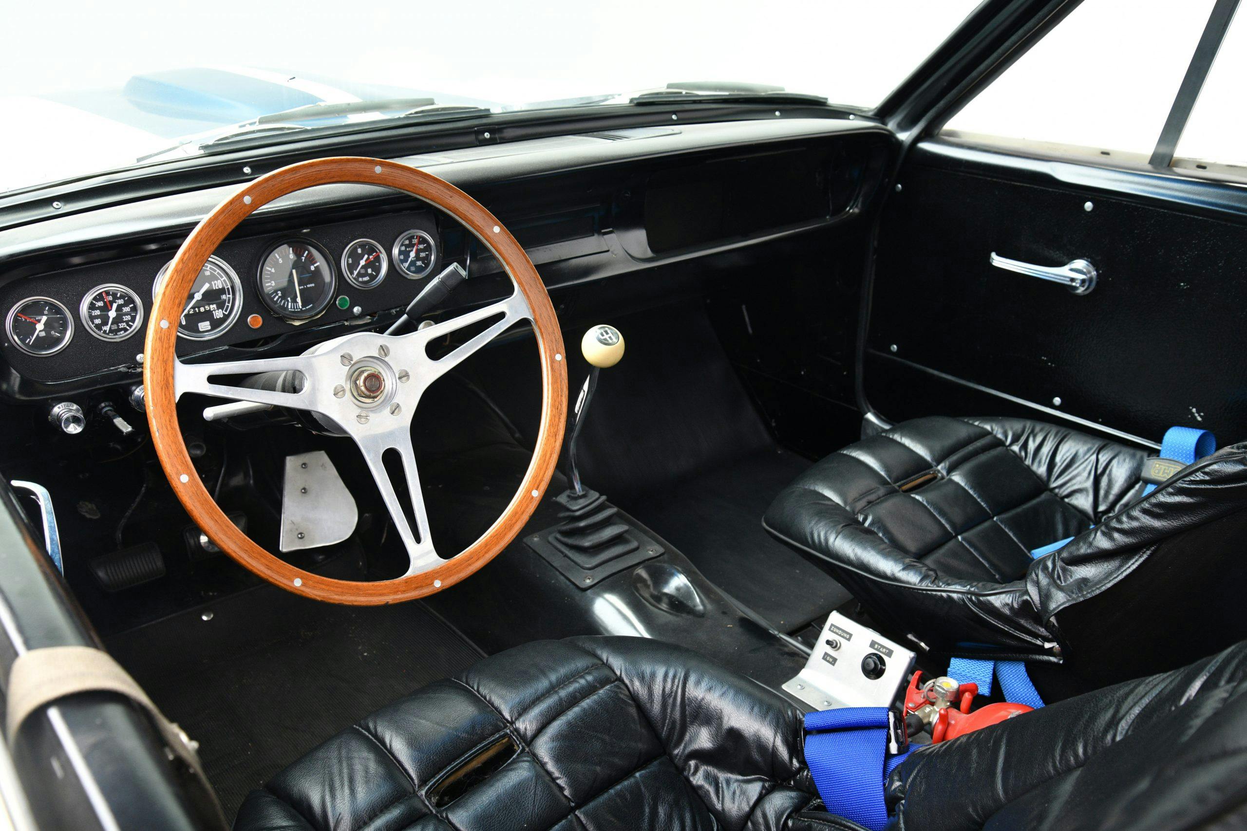 Sir Stirling Moss GT 350 interior