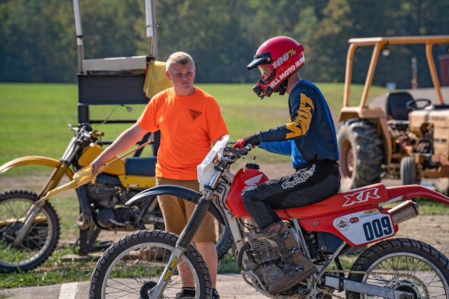 Kyle Smith dirt track start liine