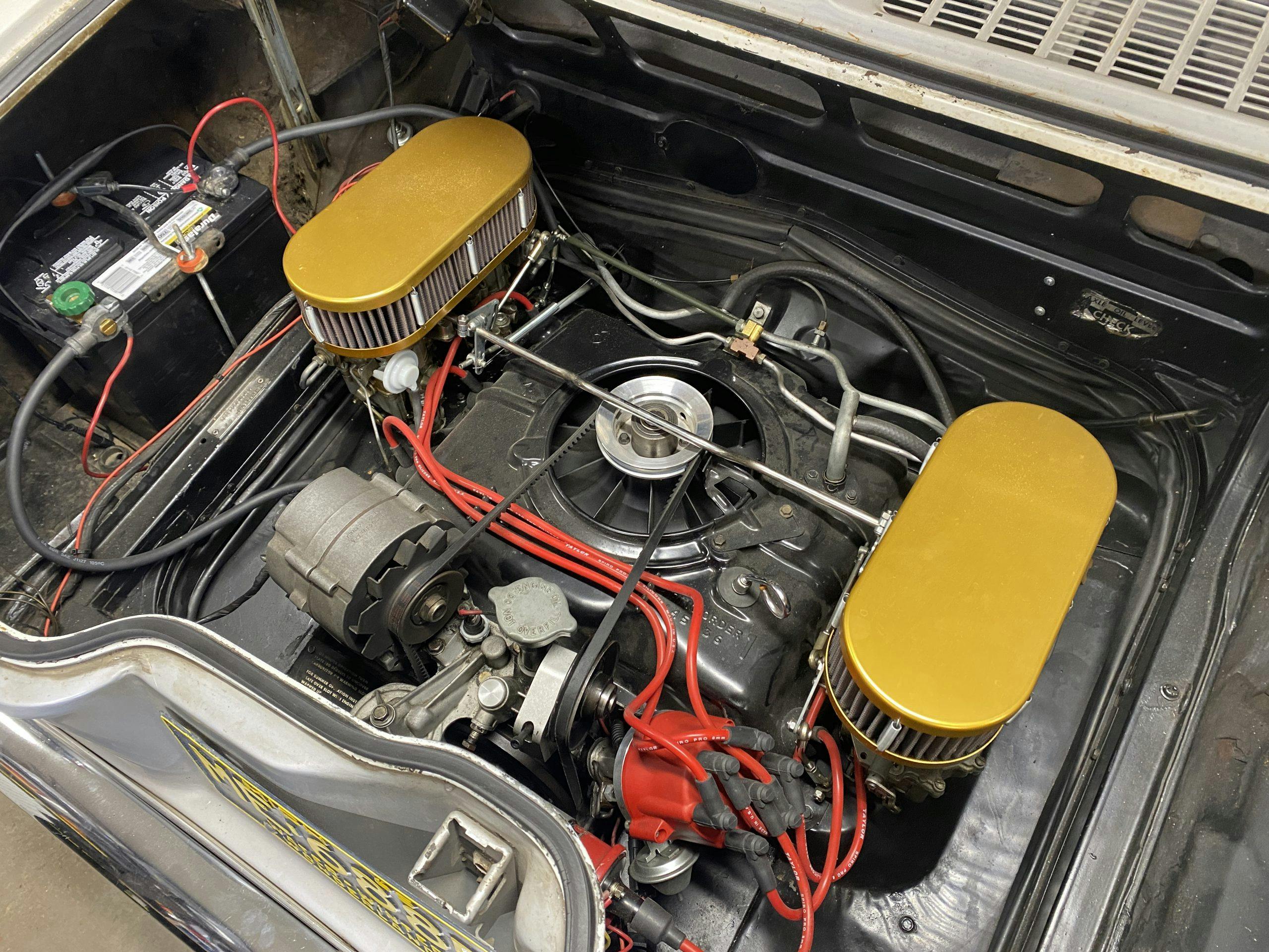 Corvair engine compartment