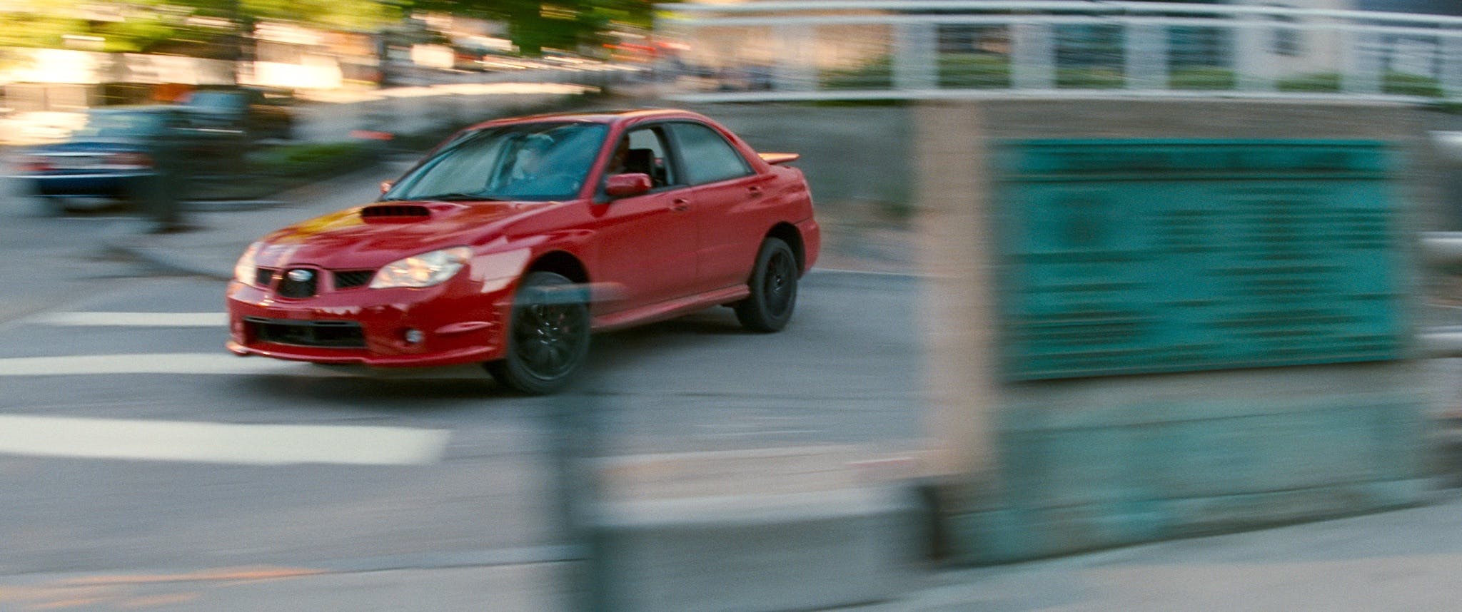 Baby Driver film impreza drift action