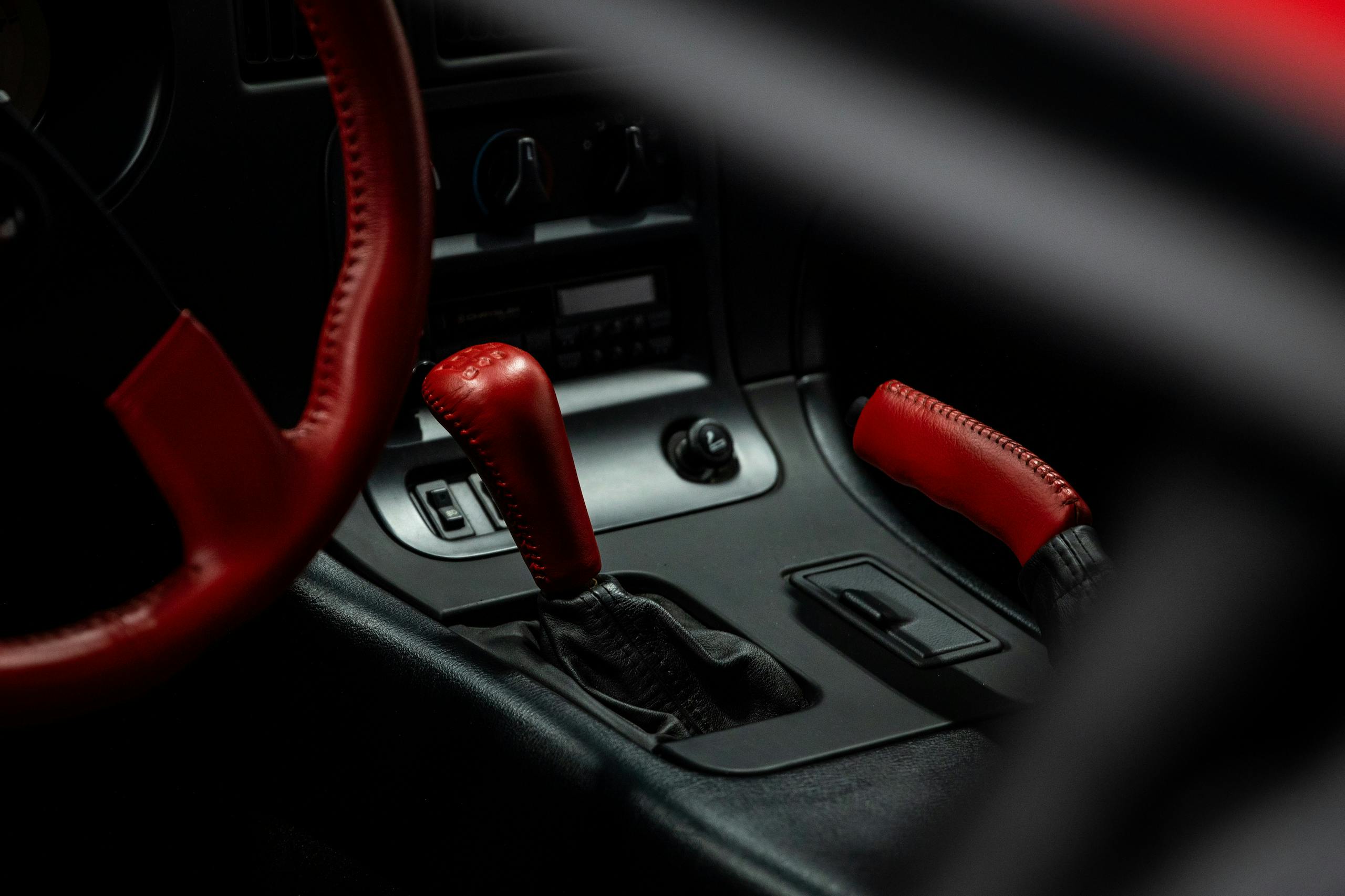 Viper collection interior red leather