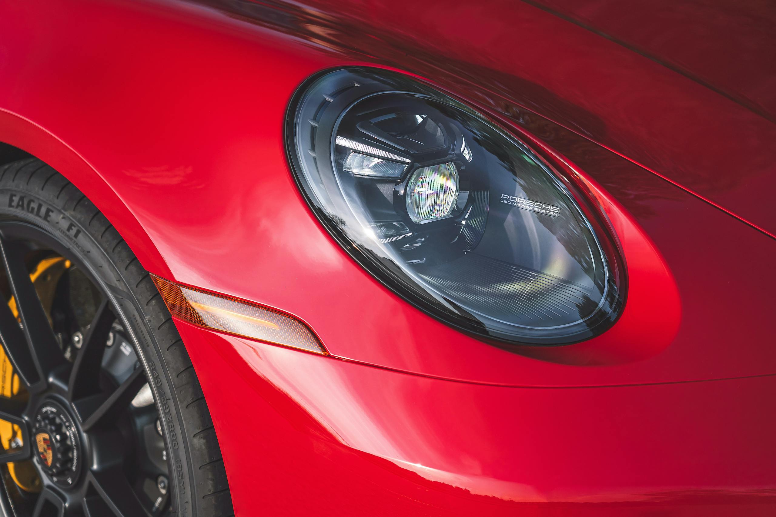 Porsche 911 GTS headlight