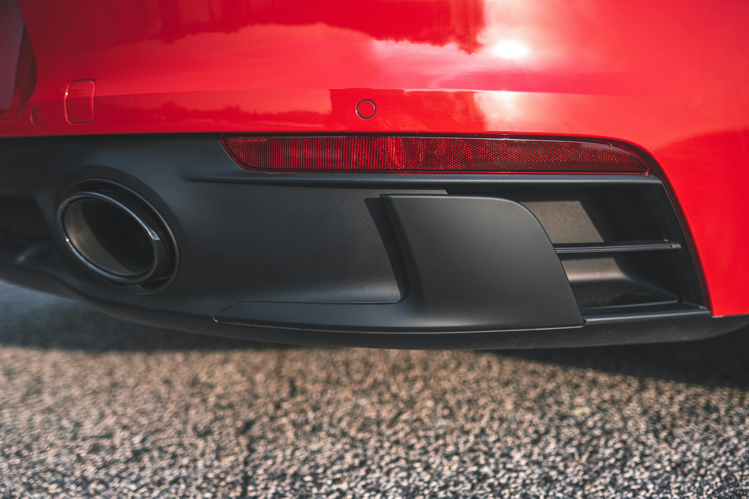 Porsche 911 GTS rear body aerodynamics