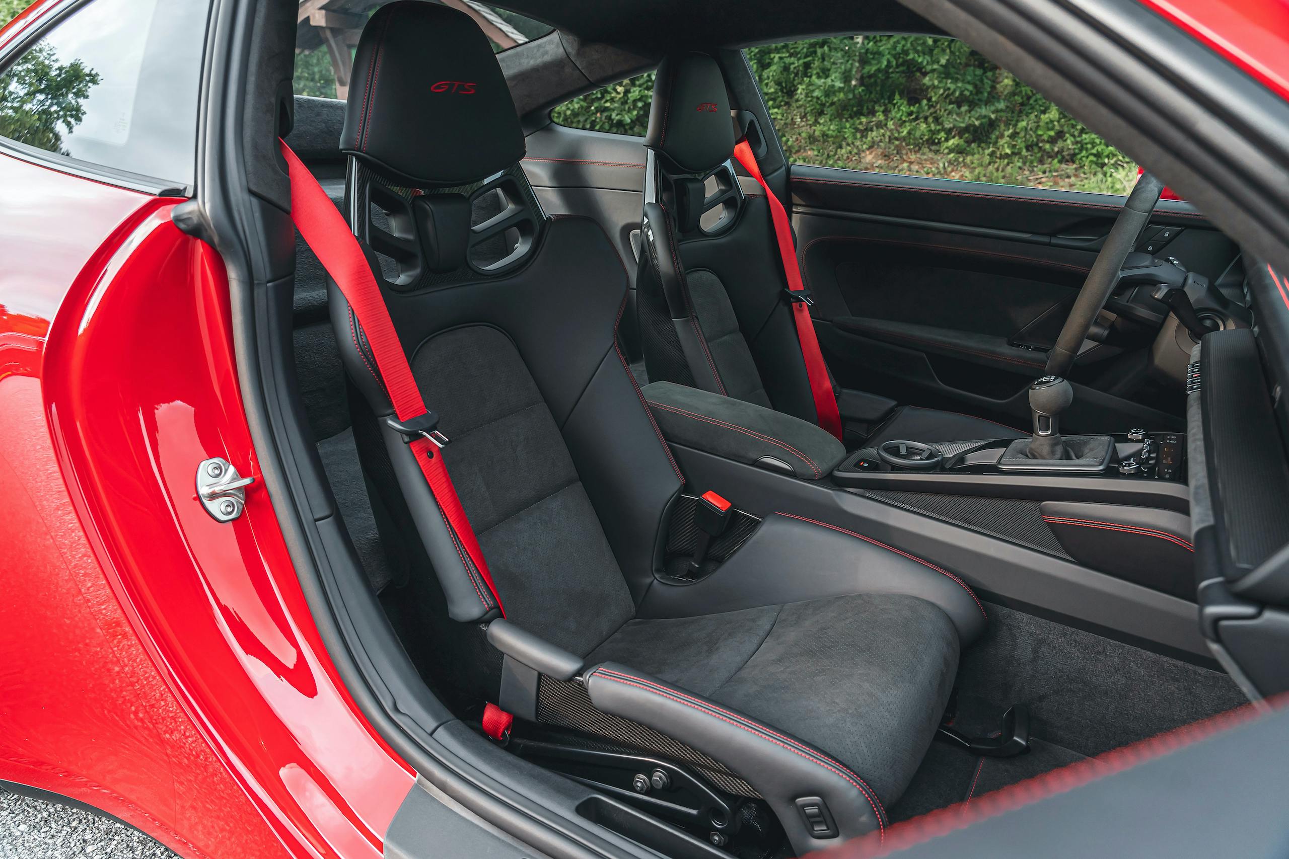 Porsche 911 GTS interior front seats