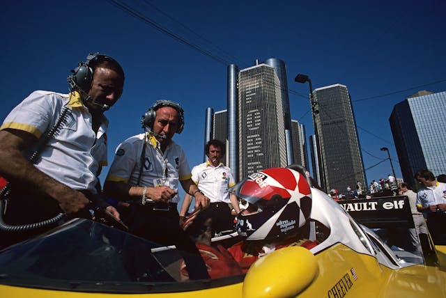 Eddie Cheever Michel Tetu Grand Prix Of Detroit