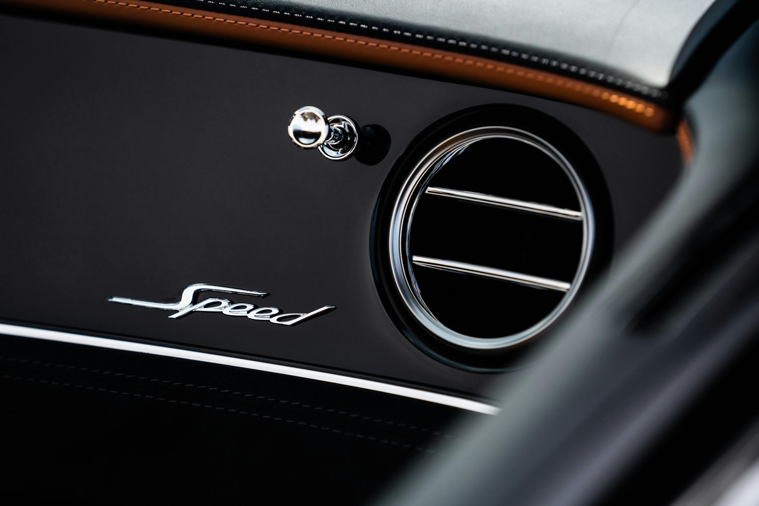 Bentley GT Speed Convertible dash detail