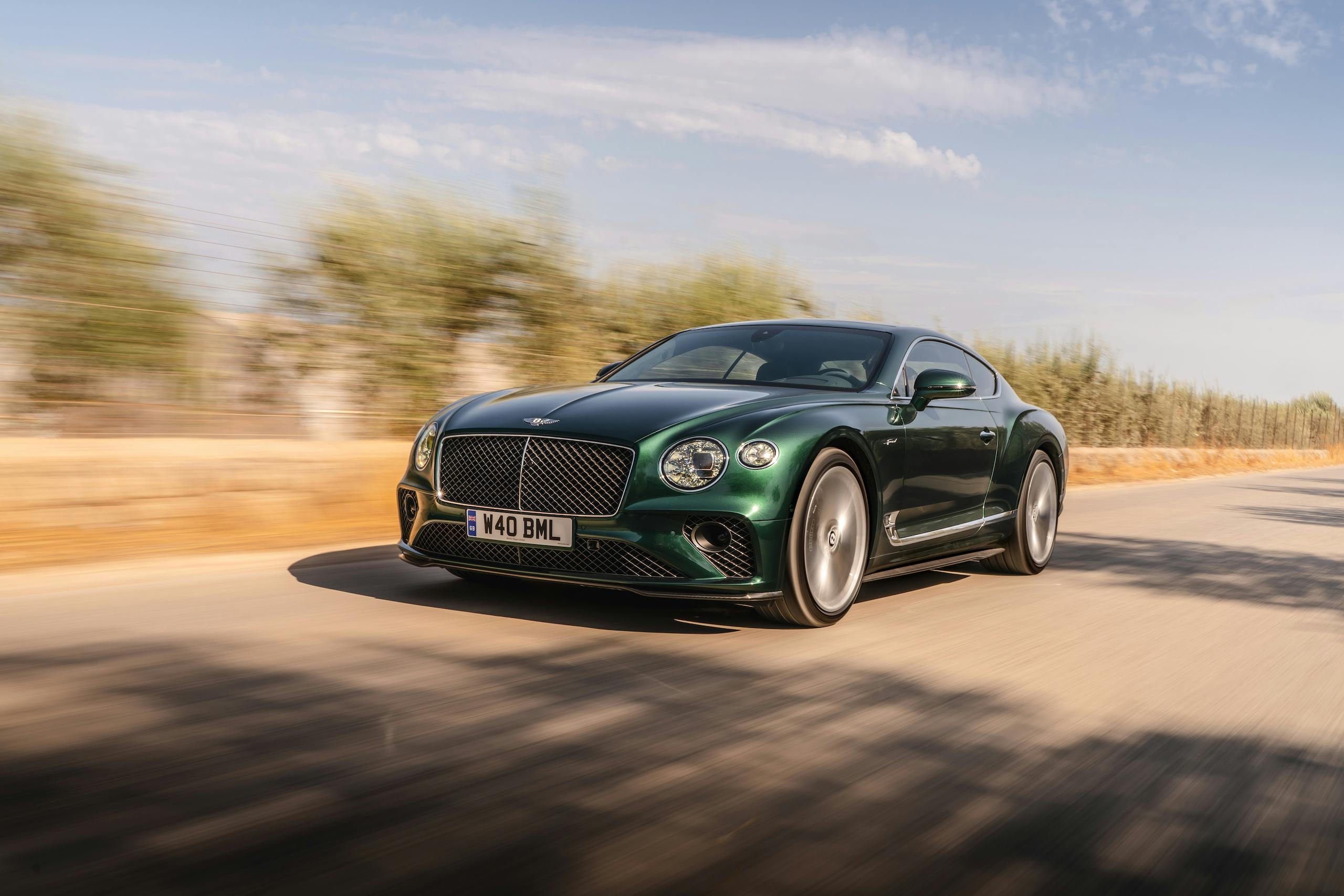 Bentley GT Speed Coupe front three-quarter action