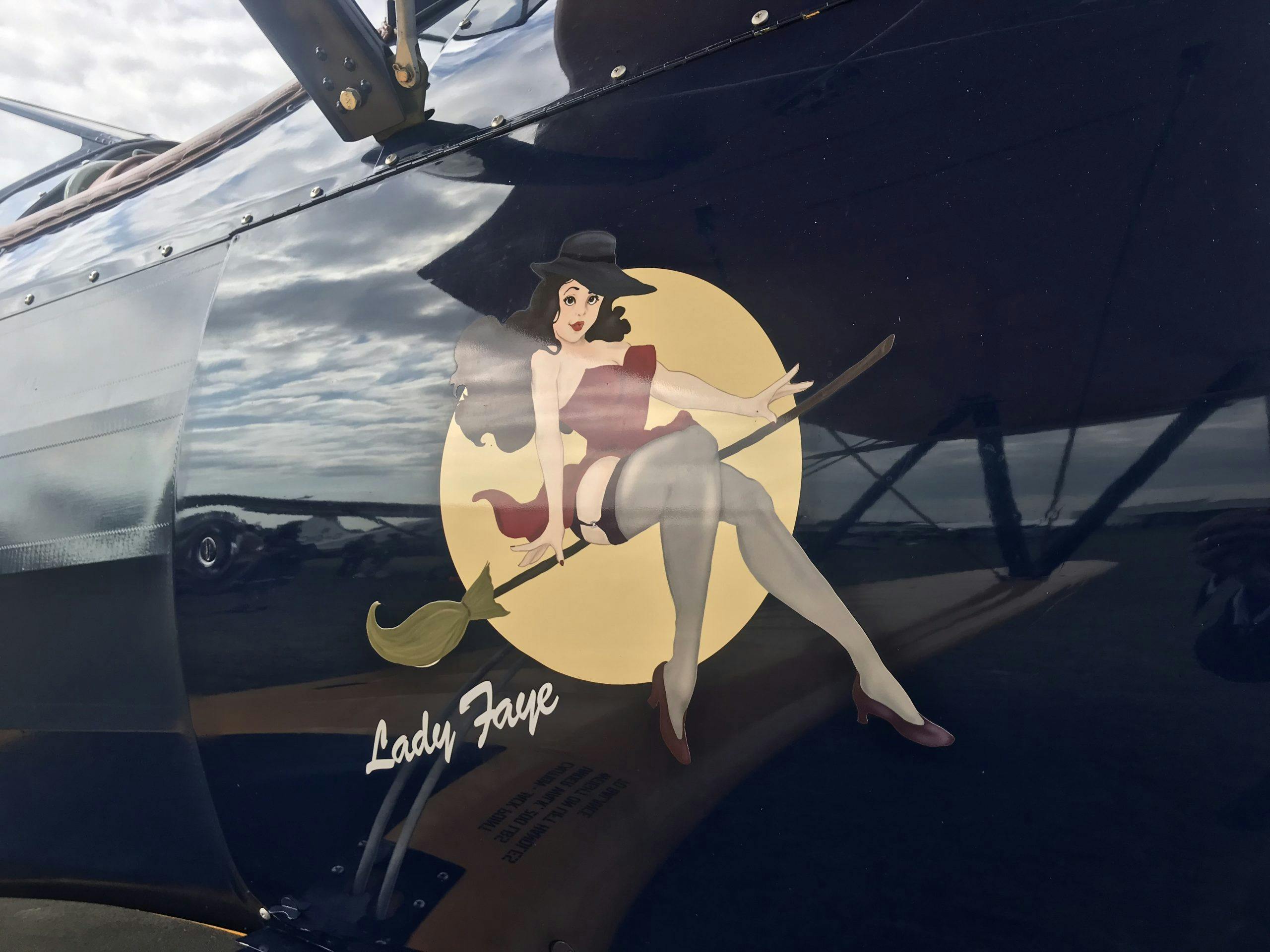 1942 Boeing Stearman lady faye