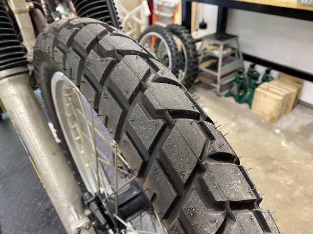 blocky tires for XR250R