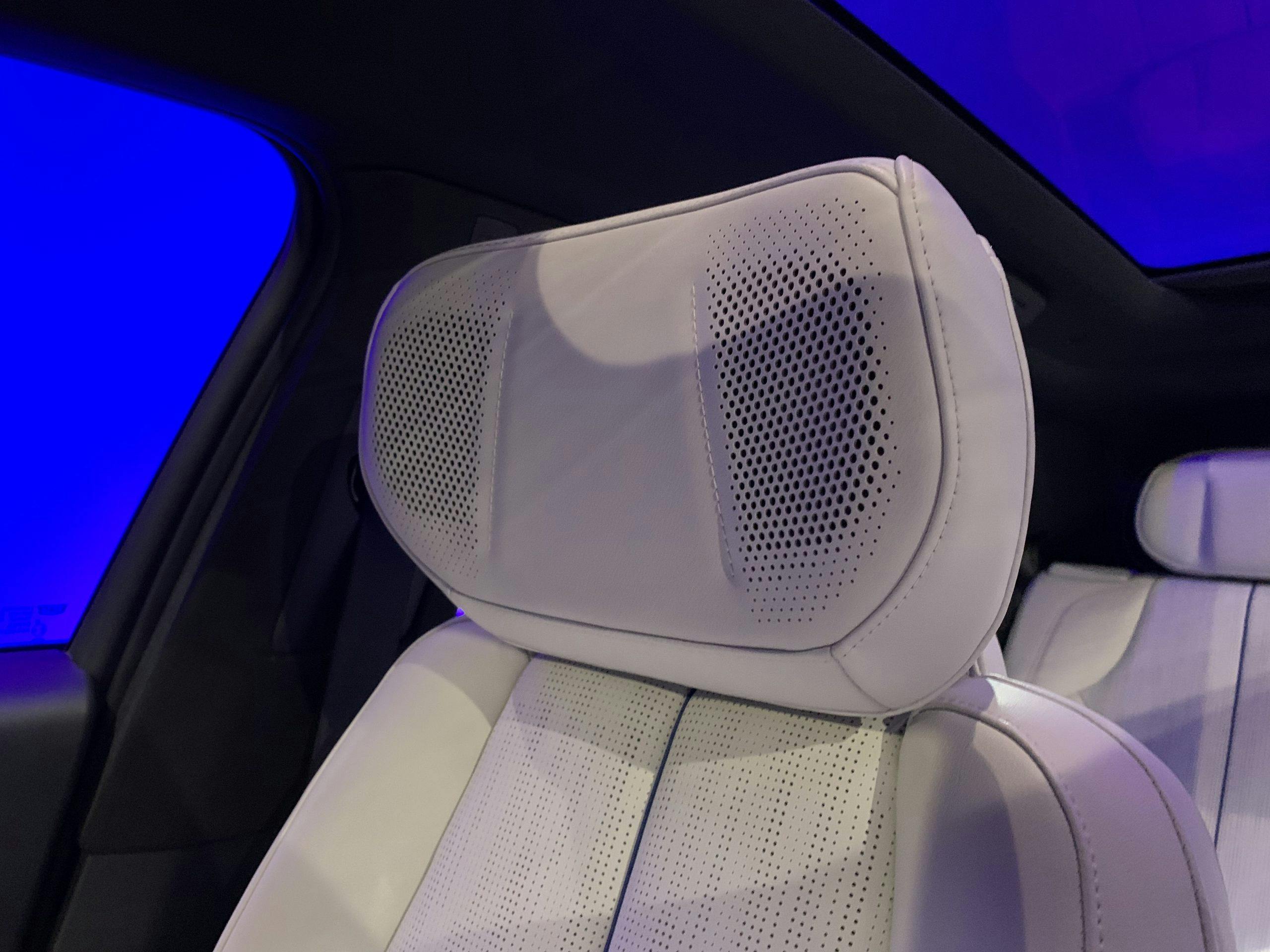2023 Cadillac Lyriq interior headrest speakers