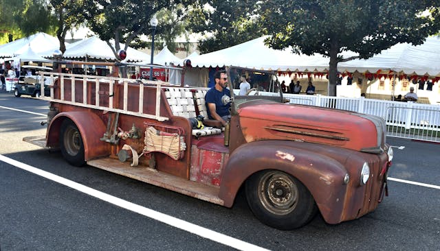 Route 66 Reunion rat rod fire truck