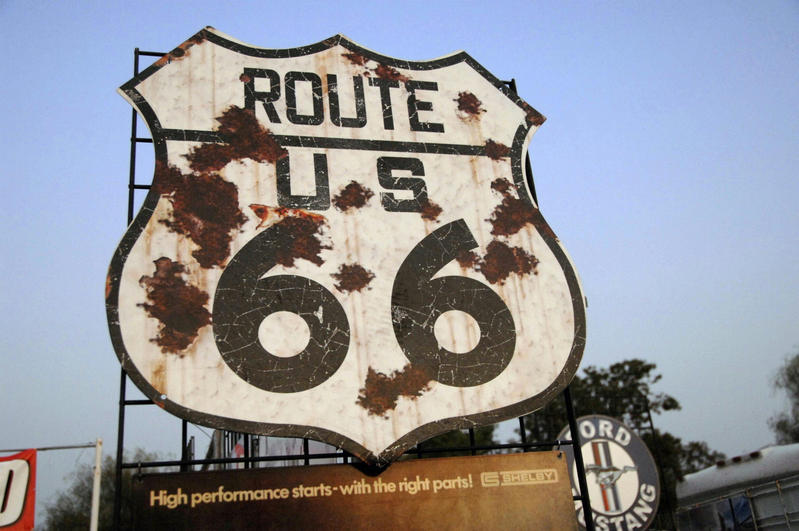 Route 66 Reunion sign