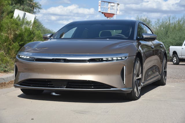 Lucid Air front end close