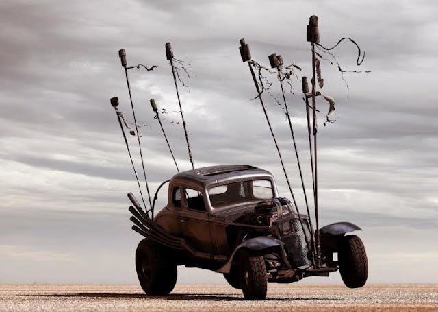 Mad Max Fury Road prop car rat rod